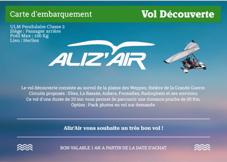 Baptême Découverte - Aliz'Air